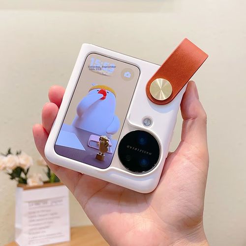 Funda Para OPPO Find N3 Flip Purecolor Plástico Blanco Porcelana