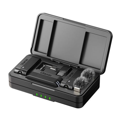 Micrófono Ulanzi A100 Inalámbrico Lavalier Type-C Negro