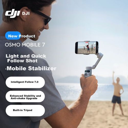 Estabilizador Dji Osmo Mobile 7 Ligero Y Con Seguimiento Inteligente
