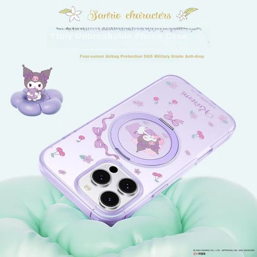 Funda Para Iphone 16 Pro Baseus Silicón Transparente Morado Taro