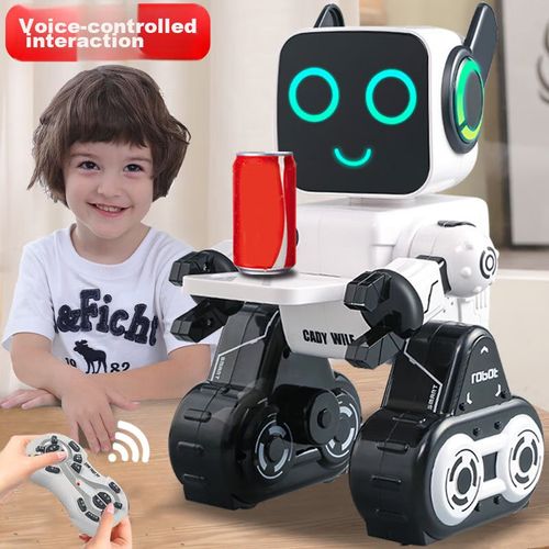 Robot a control remoto JINGDA CADYWILE Rojo y Blanco 3+ para niños y niñas