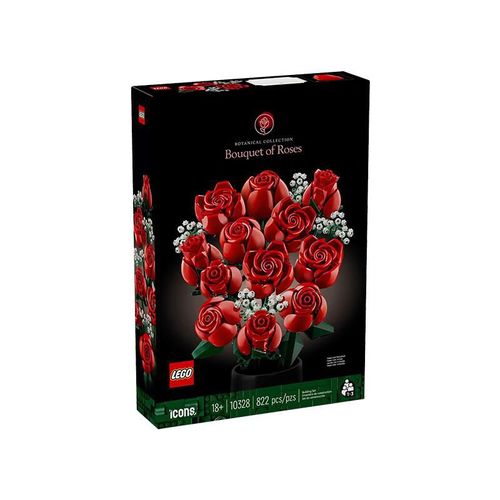 Set de bloques de construcción LEGO 10328 ramo de rosas de plástico para adultos