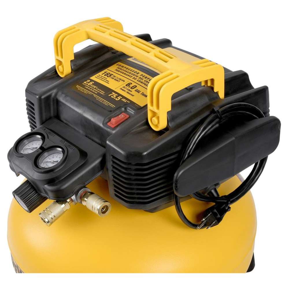 Compresor 6 Galones 165 PSI Pancake DWFP55126 DeWalt | Elektra Online