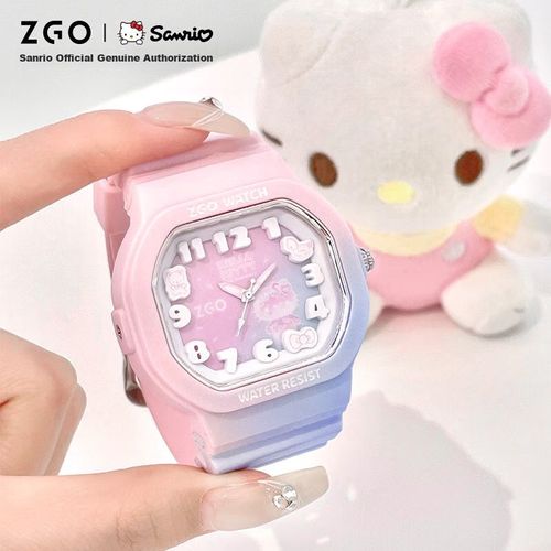 Reloj Hello Kitty ZGH-357-QPC22 edición limitada rosa-azul