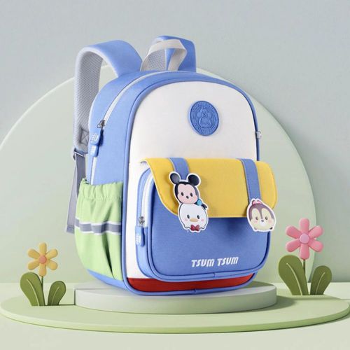 Mochila preescolar Disney ST80264 de poliéster Azul para niña