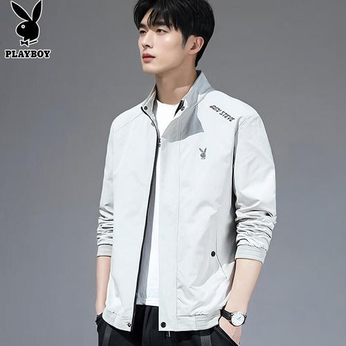 Chamarra Casual Resistente al Viento Para Hombre