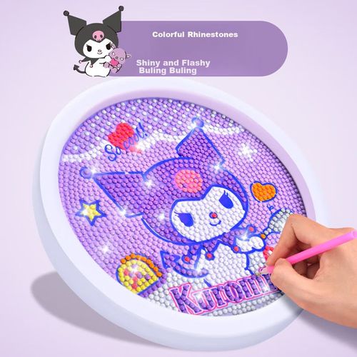 Pegatinas de diamantes QIAOKEHUI 17x1.5cm de acrílico para niños