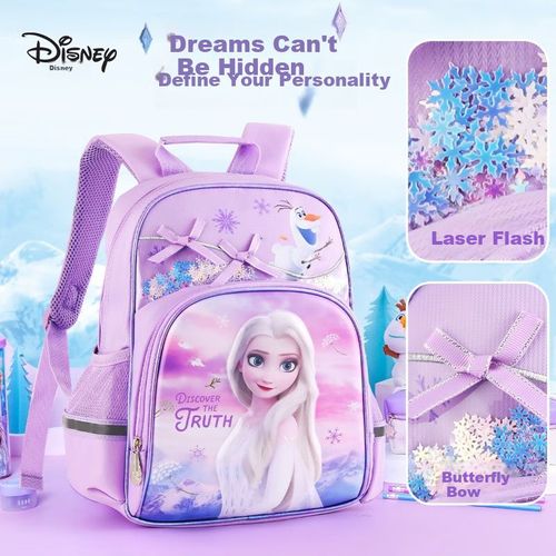 Mochila infantil DISNEY FP8514B de tela 3D Morado para niña