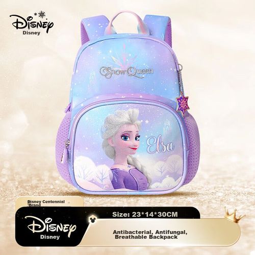 Mochila infantil Disney Elsa de poliéster Azul/Púrpura para niña