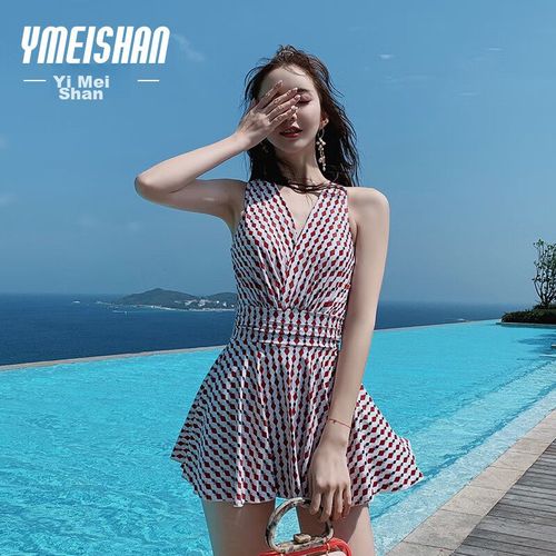 Traje de Baño Monokini YMS Rojo Talla S