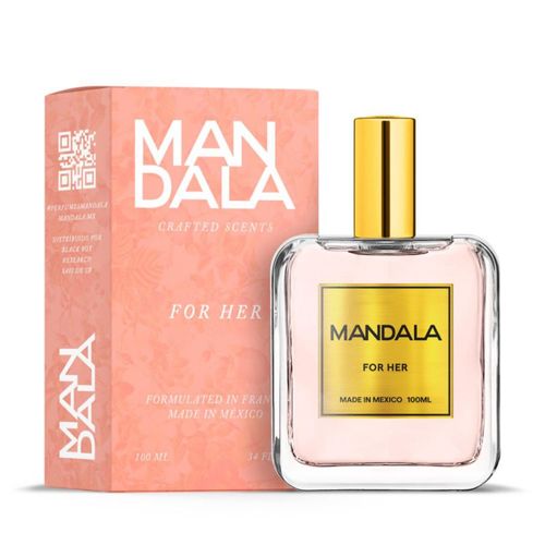 Mandala Perfume Mujer 100ml Concentrado Intenso Golden Elegance Rosa Gardenia