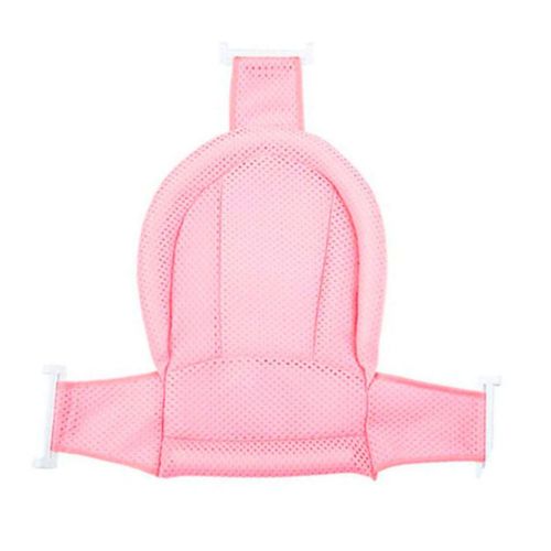 Soporte Tina Bebe Respaldo Bañera Antideslizante Rosa