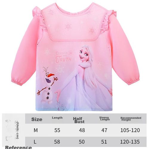 Bata DISNEY (533) reversible rosa morado impermeable L para niña