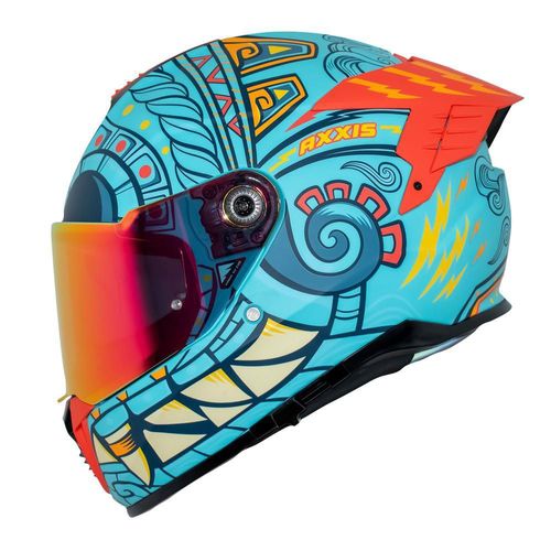 Casco integral moto tlaloc hawk pinlock talla l ¡ay güey!