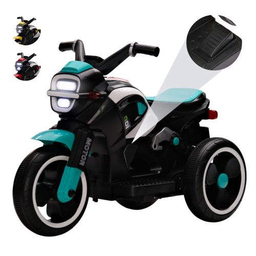 Trimoto Eléctrica Dodo Kids Bbf216 Montable Luces Led Verde