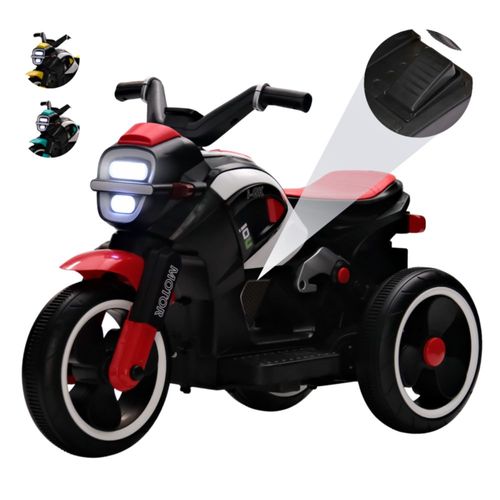 Trimoto Eléctrica Dodo Kids Bbf216 Montable Luces Led Rojo