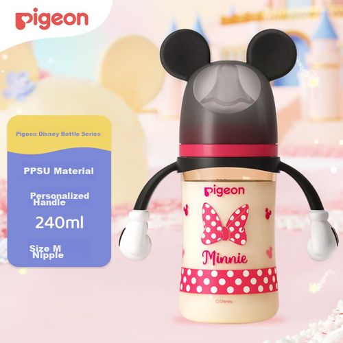 Biberón Pigeon Minnie 240 ml M para bebé