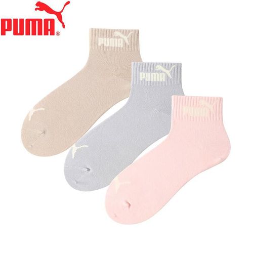 Calcetas Puma 3 Pares Rosa Blanco