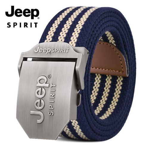Cinturón Jeep Spirit Trenzado Rayas Para Hombre