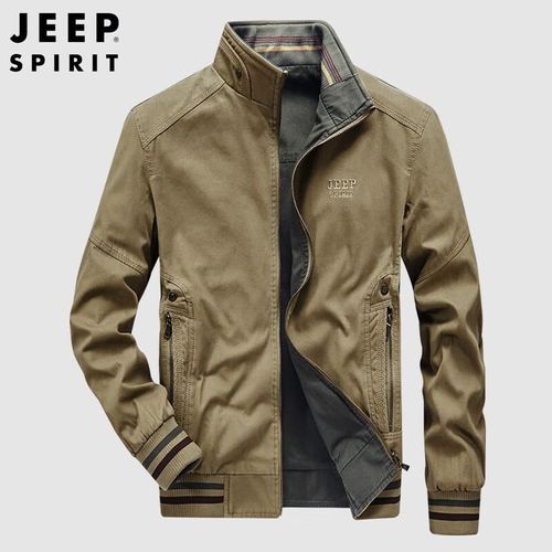 Chamarra JEEP SPIRIT WANDER FREE caqui para hombre