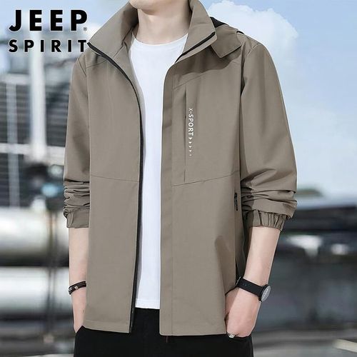Chamarra rompevientos JEEP SPIRIT Gris para hombre