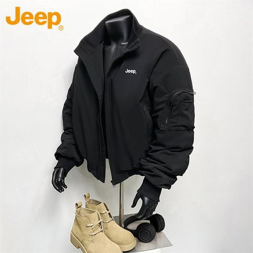 Chamarra JEEP Piloto Negro para hombre