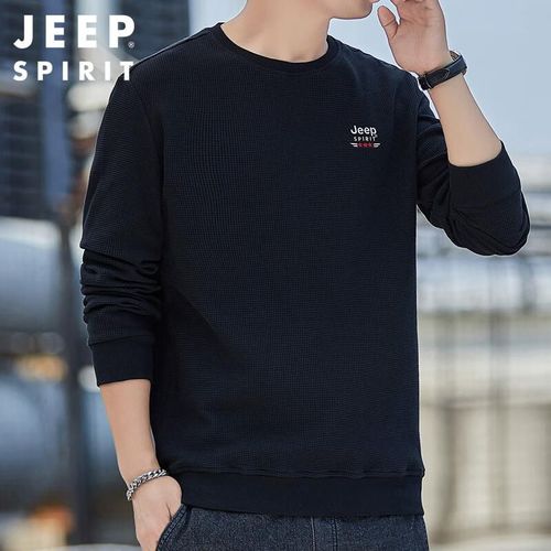 Sudadera JEEP SPIRIT medio cierre negro para hombre