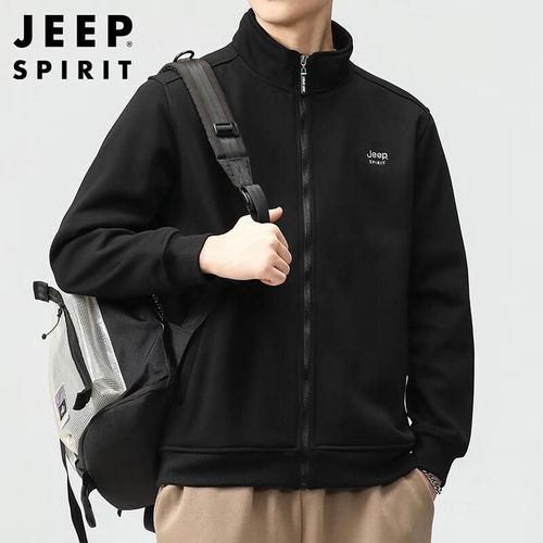 Chamarra JEEP SPIRIT casual negro para hombre
