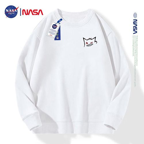 Sudadera NASA GISS  blanco unisex