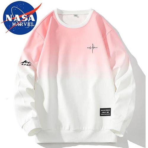 Sudadera NASA MARVEL deportiva blanco rosa para mujer