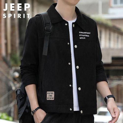 Camisa JEEP SPIRIT casual negro para hombre