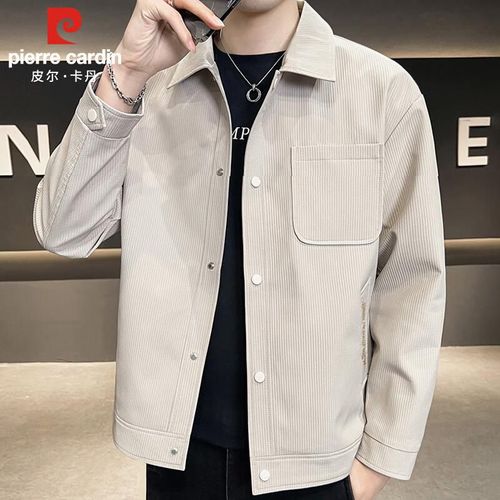 Camisa Pierre Cardin casual beige para hombre