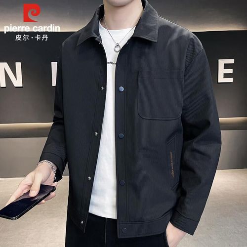 Camisa Pierre Cardin casual negro para hombre