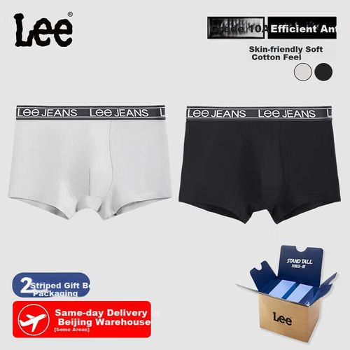 Boxers LEE de algodón 2pzas Para hombre