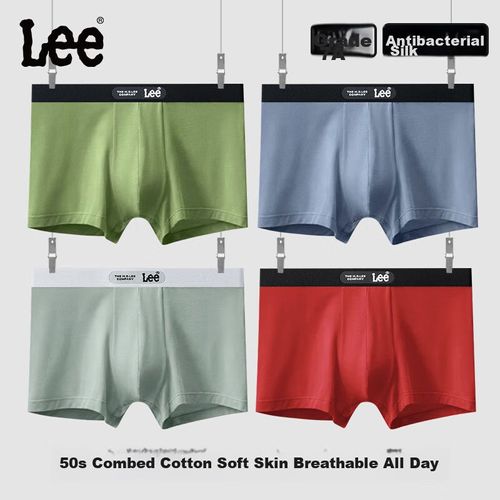 Boxers LEE de algodón 4pzas Para hombre