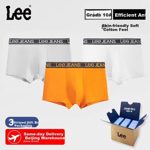 Boxers LEE de algodón 3pzas Para hombre