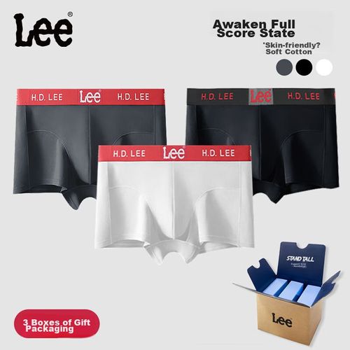 Bóxers LEE de algodón 3 pzas para hombre