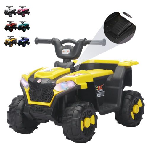 Cuatrimoto Eléctrica Para Niños Dodo Kids Bdm803 Batería 6v Amarillo
