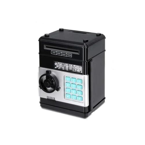 Alcancia Electronica Caja Fuerte Negra Atm