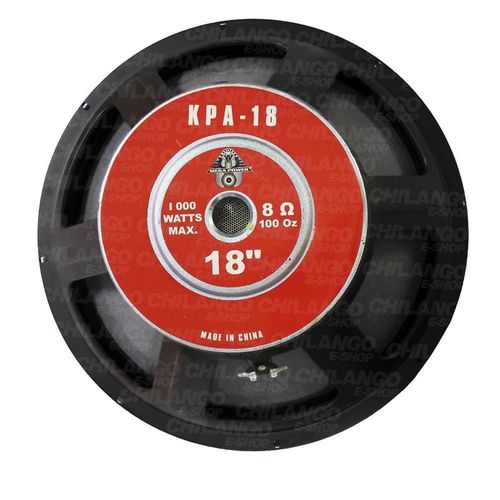 Bocina 18 pulgadas 500w rms megapower kpa 18