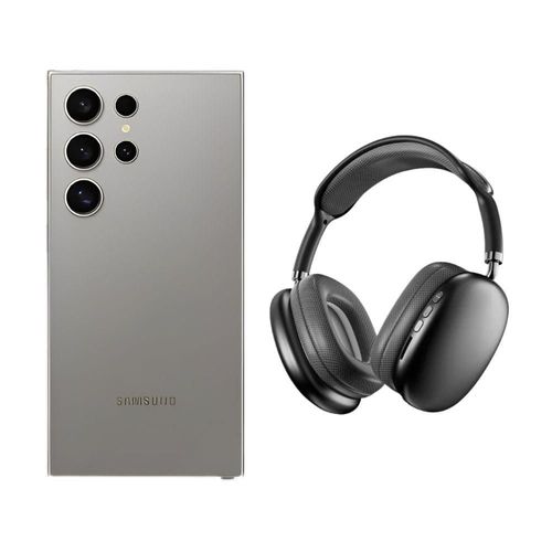 Galaxy S24 Ultra 256GB Gris Reacondicionado más Diadema Genérica