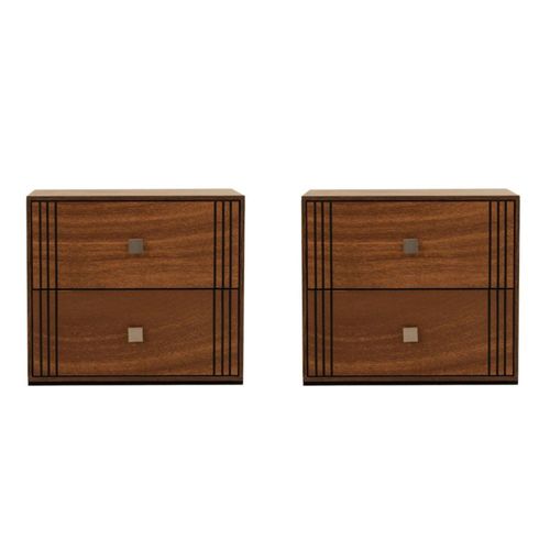 Set de 2 Buros Soreia Parota Kessa Muebles
