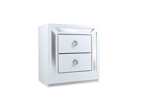 Buro Emilia Blanco y Plata Kessa Muebles