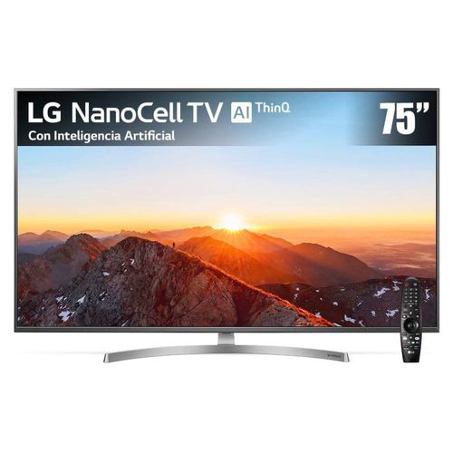 Pantalla LG NanoCell TV AI ThinQ 4K 75 Pulgadas 75SK8050PUA