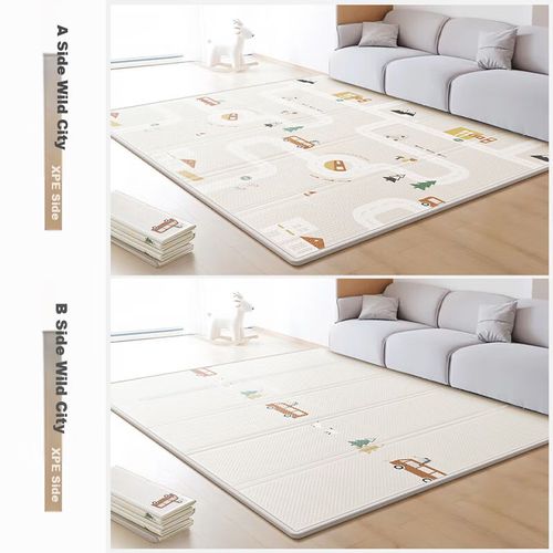 Alfombra de juego BABYGO 150x180 cm XPE anticaídas para bebés