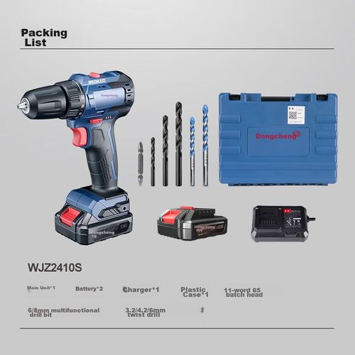 Taladro Eléctrico Dongcheng Wjz2410S 16V Inalámbrico Sin Escobillas