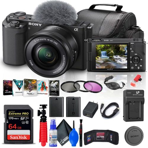 Cámara - Sony - ZV-E10 - Lente de 16-50 mm - Negra