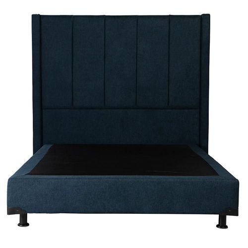 Cabecera Matrimonial Dicasa Nizza Azul Marino + Box Dicasa Blu CZD