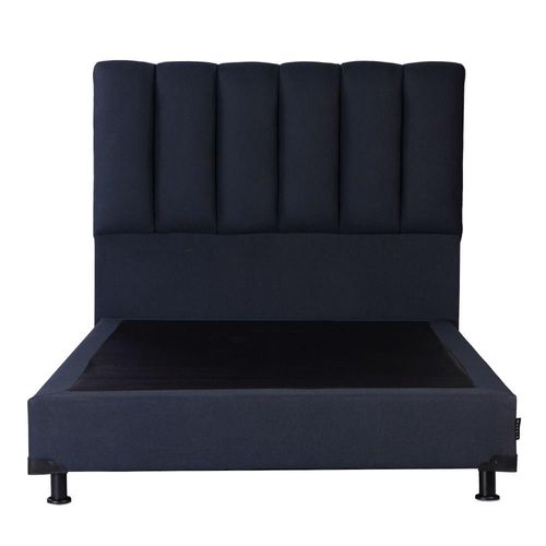 Cabecera Matrimonial Dicasa Kami Azul Marino + Box Dicasa Blu CZD