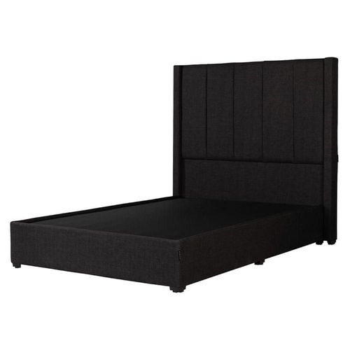 Cabecera Matrimonial Dicasa Nizza Negro + Base Cama Belt CZD